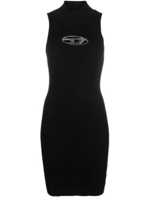 Zdjęcie produktu Czarna Sukienka dla Kobiet Diesel