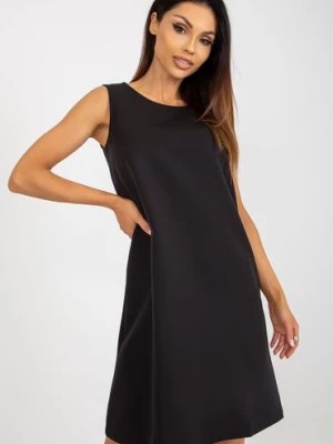 Zdjęcie produktu Czarna sukienka koktajlowa do kolana OCH BELLA