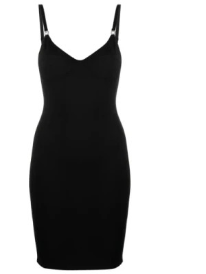 Zdjęcie produktu Czarna Sukienka Mini w Stylu Bustier Coperni
