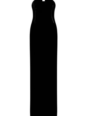 Zdjęcie produktu Czarna sukienka z dekoltem w serek Tom Ford