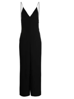 Zdjęcie produktu Czarna Sukienka z Dekoltem w Szpic z Odkrytymi Plecami Valentino
