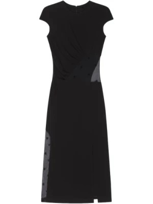 Zdjęcie produktu Czarna Sukienka z Plumetisem Givenchy