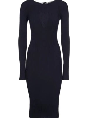 Zdjęcie produktu Czarna Sukienka z Wiązaniem z Wiskozy Stella McCartney