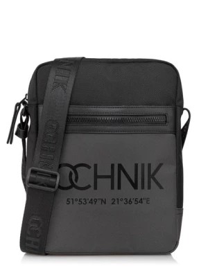 Zdjęcie produktu Czarna torba męska z logo OCHNIK