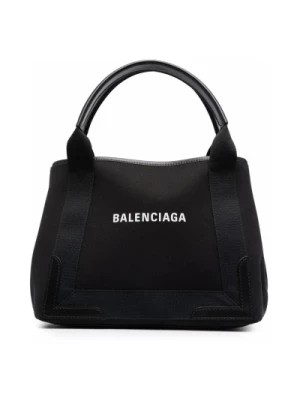 Zdjęcie produktu Czarna Torba z Logo Patch Balenciaga