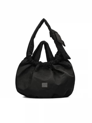 Zdjęcie produktu Czarna torebka w kształcie worka z kolekcji kazar x kasia
