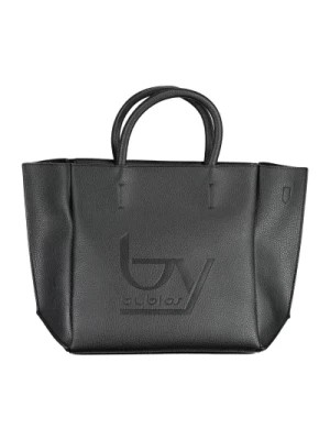 Zdjęcie produktu Czarna torebka z poliuretanu z nadrukiem Byblos
