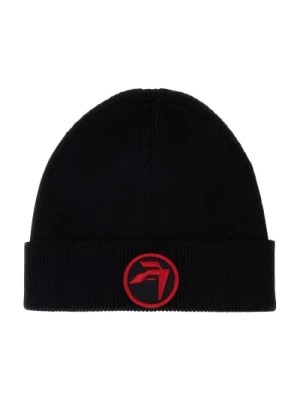 Zdjęcie produktu Czarna wełniana czapka beanie - Klasyczny styl Ambush