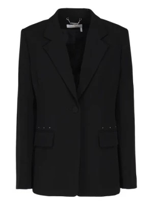 Zdjęcie produktu Czarna wełniana kurtka z dzwonem Chloé