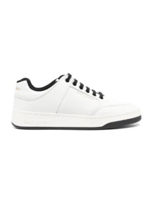 Zdjęcie produktu Czarne & Białe Skórzane Sneakersy Saint Laurent