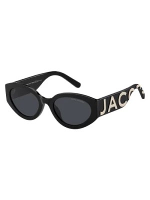 Zdjęcie produktu Czarne Białe/Szare Okulary przeciwsłoneczne Marc Jacobs
