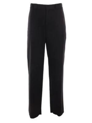 Zdjęcie produktu Czarne casualowe spodnie z bawełny z zapięciem na napy Givenchy