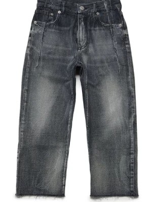 Zdjęcie produktu Czarne jeansy z gradientem kolorów MM6 Maison Margiela
