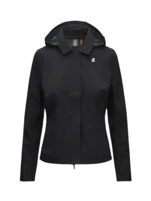 Zdjęcie produktu Czarne lekkie kurtki dla kobiet K-Way