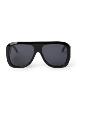 Zdjęcie produktu Czarne okulary przeciwsłoneczne dla kobiet Palm Angels