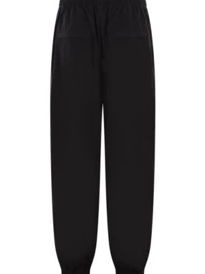 Zdjęcie produktu Czarne spodnie do joggingu z nadrukiem logo Puff Alexander Wang