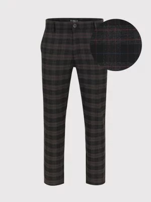 Zdjęcie produktu Czarne spodnie męskie w kratę Pako Lorente