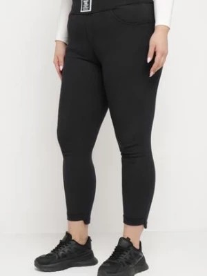 Zdjęcie produktu Czarne Spodnie Skinny z Kieszeniami Afrina