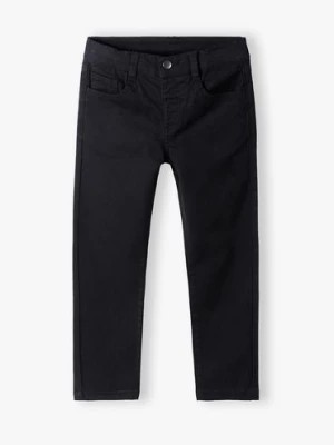 Zdjęcie produktu Czarne spodnie slim dla chłopca - Max&Mia 5.10.15.