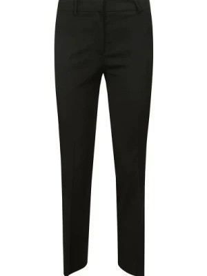 Zdjęcie produktu Czarne spodnie z pętlami na pasek PT Torino