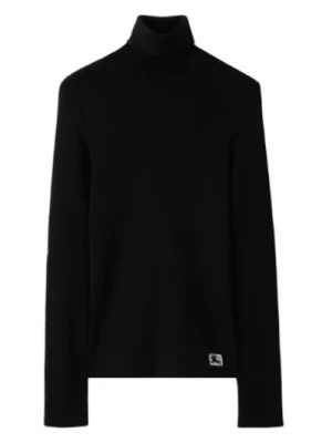 Zdjęcie produktu Czarne Swetry dla Mężczyzn Burberry