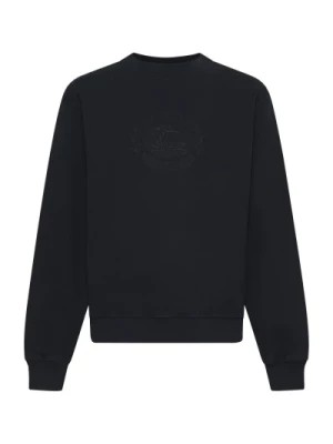 Zdjęcie produktu Czarne Swetry dla Mężczyzn Burberry