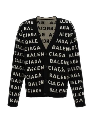 Zdjęcie produktu Czarne Swetry z Brzegiem Balenciaga