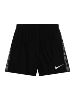 Zdjęcie produktu Czarne szorty plażowe z białym logo Nike