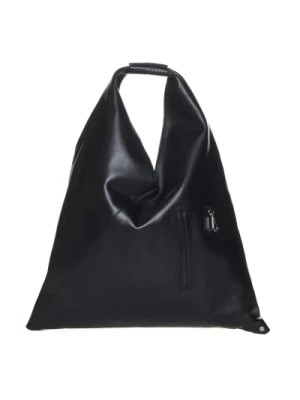 Zdjęcie produktu Czarne torby z unikalnym stylem MM6 Maison Margiela