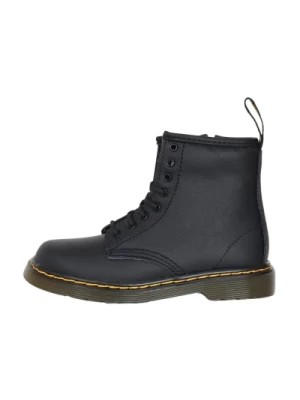 Zdjęcie produktu Czarne Unisex Dziecięce Buty z 8 Oczkami Dr. Martens