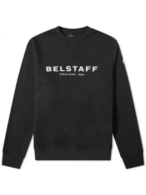 Zdjęcie produktu Czarno-biała bluza z unikalnym wzorem Belstaff