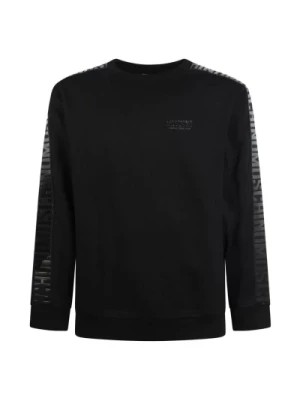 Zdjęcie produktu Czarny Bawełniany Sweter dla Mężczyzn Love Moschino
