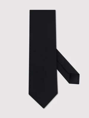 Zdjęcie produktu Czarny gładki krawat Pako Lorente