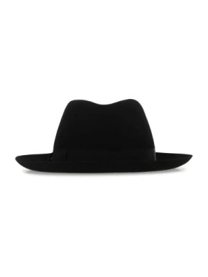 Zdjęcie produktu Czarny kapelusz czarny Borsalino