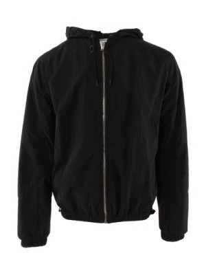 Zdjęcie produktu Czarny męski kurtka z kapturem i nadrukiem Givenchy