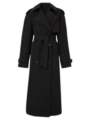 Zdjęcie produktu Czarny Płaszcz Trench dla Kobiet Burberry