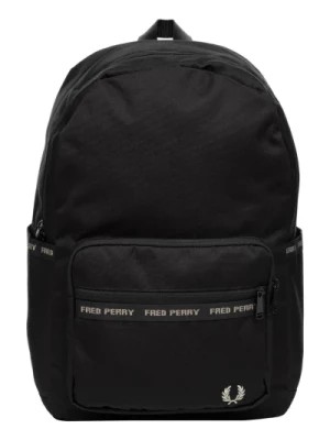 Zdjęcie produktu Czarny Plecak z Logo Fred Perry