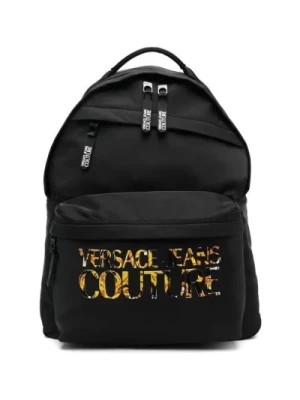 Zdjęcie produktu Czarny Plecak z Logo Versace Jeans Couture