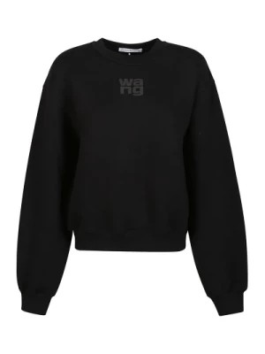 Zdjęcie produktu Czarny Puff Paint Logo Sweatshirt T by Alexander Wang