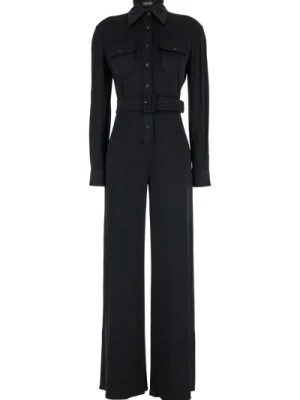 Zdjęcie produktu Czarny Satynowy Jumpsuit Tom Ford