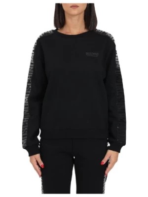 Zdjęcie produktu Czarny sweter damski z logo Moschino