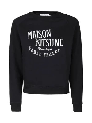 Zdjęcie produktu Czarny Sweter z Logo Maison Kitsuné
