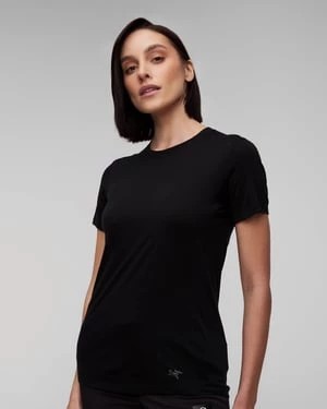 Zdjęcie produktu Czarny T-shirt Damski Arcteryx Lana Mw Crew Ss W