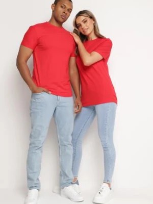 Zdjęcie produktu Czerwona Koszulka Bawełniana o Klasycznym Kroju Xloette