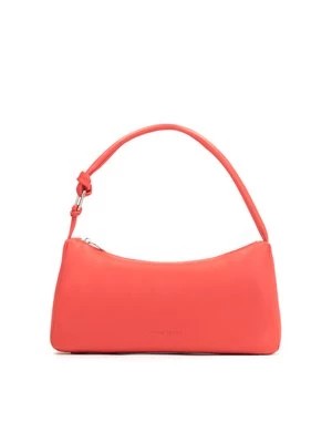 Zdjęcie produktu Czerwona skórzana torebka o prostokątnym kształcie Kazar