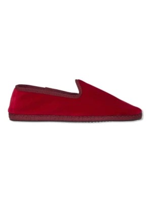 Zdjęcie produktu Czerwone buty damskie z aksamitu Gallo