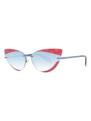 Zdjęcie produktu Czerwone Okulary Przeciwsłoneczne w stylu Cat Eye Adidas