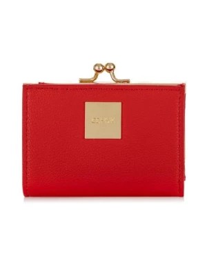 Zdjęcie produktu Czerwony mały portfel damski OCHNIK
