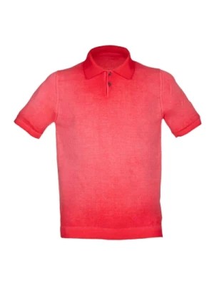 Zdjęcie produktu Czerwony Polo Shirt z Reverse Cold Alpha Studio