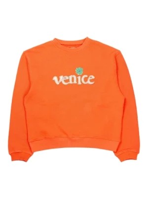 Zdjęcie produktu Czerwony Sweter z okrągłym dekoltem Venice ERL